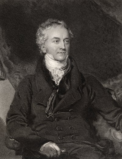 Thomas Young, incisione di G. Adcock, da 